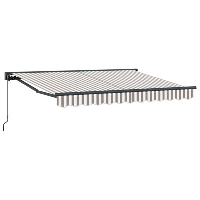 VidaXL Polyester Cover Retractable Patio Awning