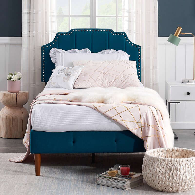 House of Hampton® Flickinger Upholstered Headboard & Reviews | Wayfair