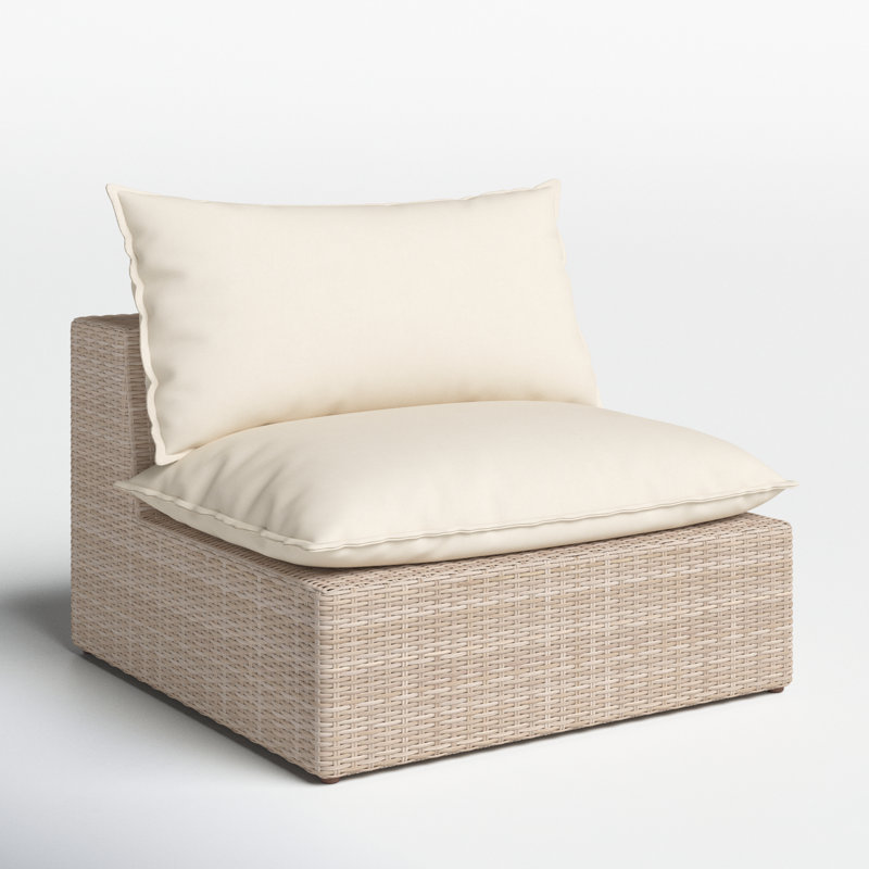 Chaise de patio avec coussins Davida