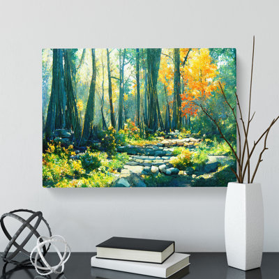 Countryside Forest - Wrapped Canvas Print