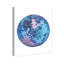 Abstrait abstrait disco sur toile bleue moderne-1080644409