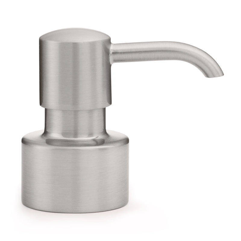 Ava Soap Dispenser, Silver, Brushed Nickel