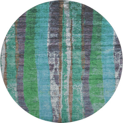 Premium Machine Washable Emest AMF1910 Stripes Rug