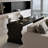 Black Rectangular Solid Wood desk-1551973852