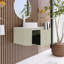 24 po Ensemble de meuble-lavabo mural avec comptoir en marbre d'ingénierie W-1095729947