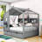 Letha Two Drawers Wood Daybed with Storage Shelves-1546841856-1546841857