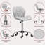 Muskoka Swivel Desk Chair Faux Leather With Adjustable Height, UKFR Certified-219053794