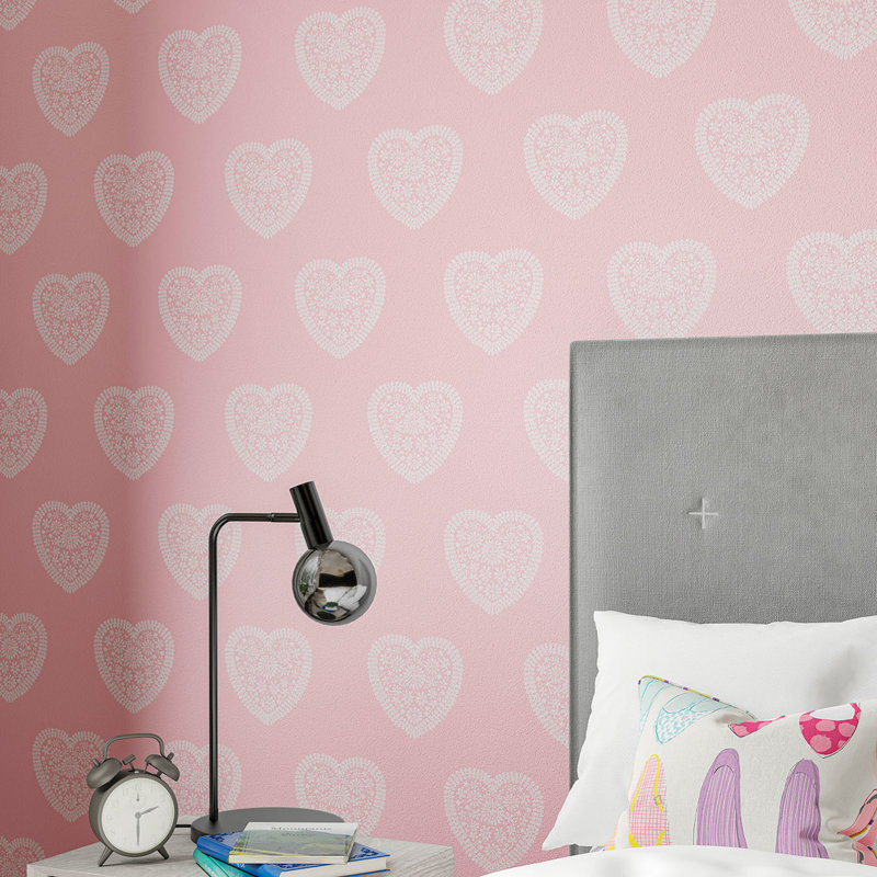 Sweet Hearts Wallpaper, Pink