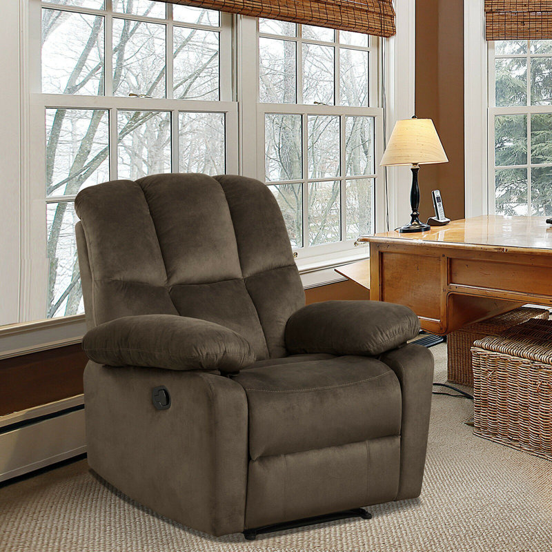 Fauteuil inclinable manuel standard de 35,5 po de largeur, Brun