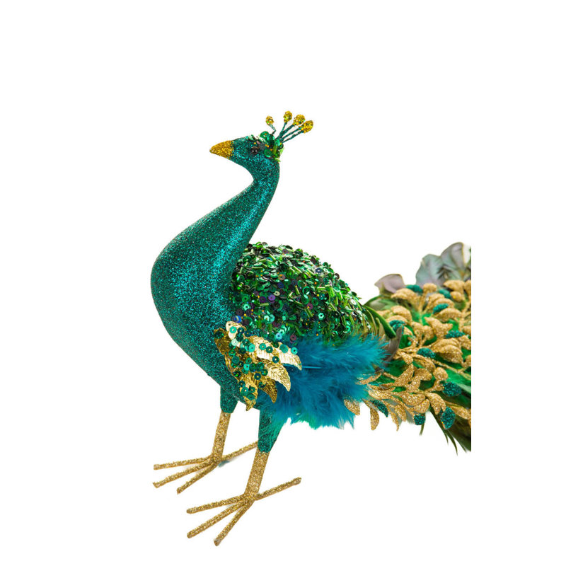 Bleu sarcelle, paon glamour