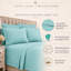 Ensemble de literie en coton égyptien à densité de tissage 1500 fils par Five Luxe Collection - Draps en satin de luxe avec ourlet élégant-137617254-137617264