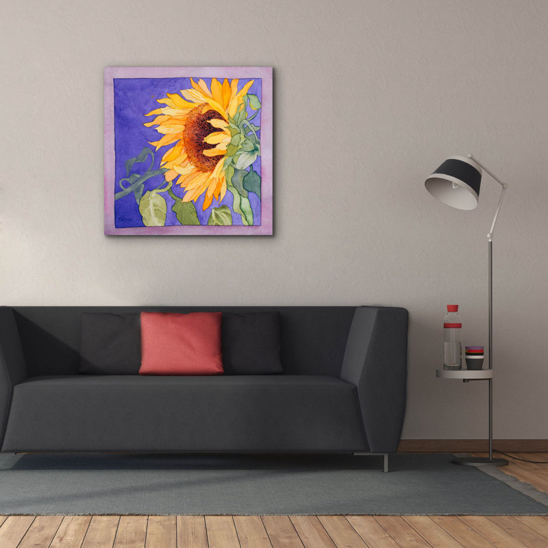 Sur toile, H 37 po x l 37 po x P 1,5 po