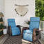 Premium All-Weather Wicker Outdoor Lounge Chair-375313387