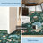 Washable Floral Rug Non Slip Modern Farmhouse Living Room Carpet Non Shedding Low Pile Floor Mats Foldable Print Accent Indoor Rug for Bedroom Playroom Nursery-676316609-677570043
