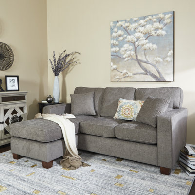 Kehlani Upholstered L-Shaped Sectional Reversible