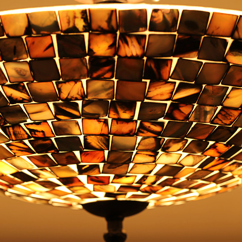 Plafonnier semi-encastré 2 lumières 15,75 po Alexsis