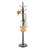 Freestanding Coat Rack Coats Tree Stand with Stable Base & 6 Hooks