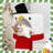 64.2'' H Christmas Multi-Level Cat Tree with Scratching Post and Toy Balls, Christmas Snowman Cat Condo