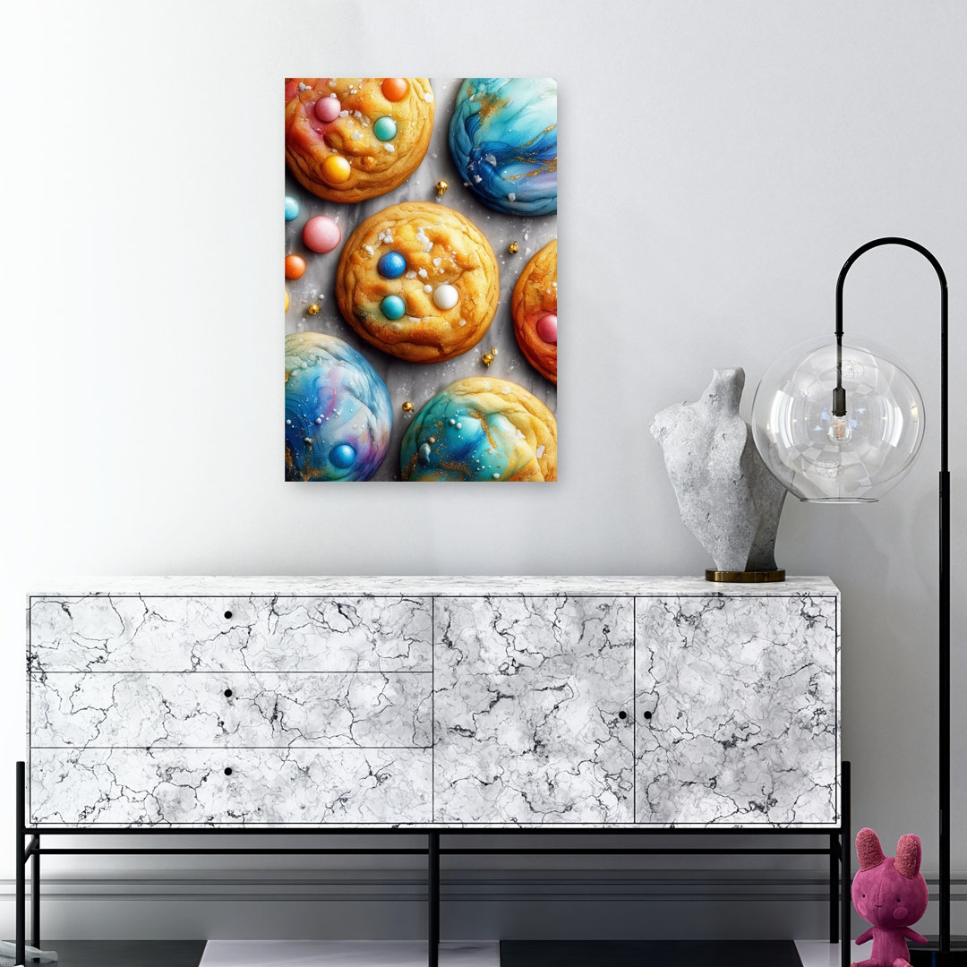 Colorful Dessert Treats Colorful Vibrant Whimsical Wall Art Print