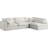 Jocqua Velvet L-Shaped Sectional Reversible-850340312