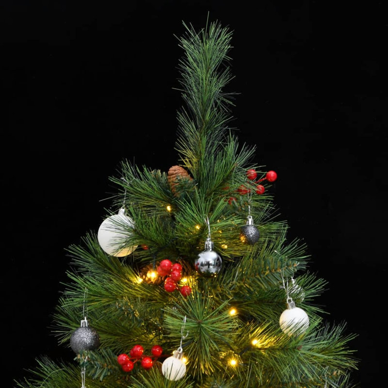 Arbre de Noël artificiel éclairé, 3,9 pi