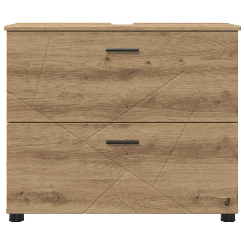 76.5cm Bathroom Vanity Base Only, Artisan Oak