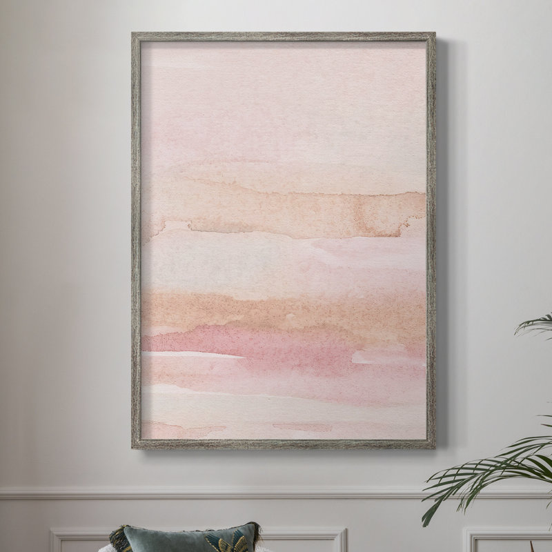 «Rose Fade I», reproduction encadrée - bois massif, H 11 po x l 9 po