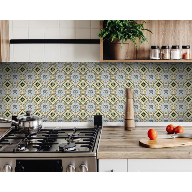 4 in. W x 4 in. L Fireplace Surround and Shower Peel and Stick Mosaic Tile