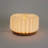 Lampe globe en bois Devontray