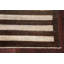 Tapis oriental rayé Gabbeh 6 x 9
