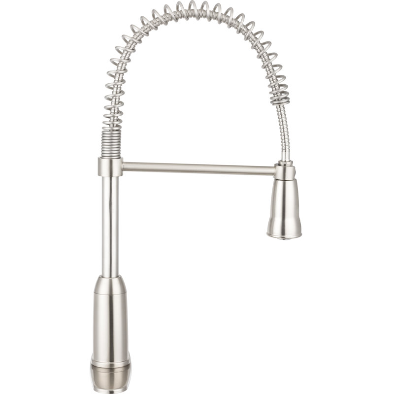Pacific Bay Rainier Pull Down Kitchen Faucet, Brushed Satin Nickel
