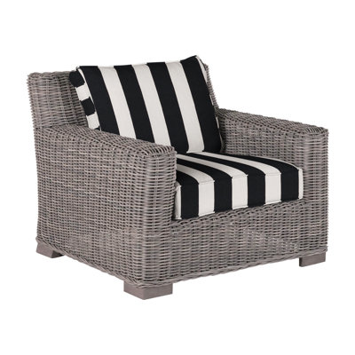 Rustic Woven Lounge Chair