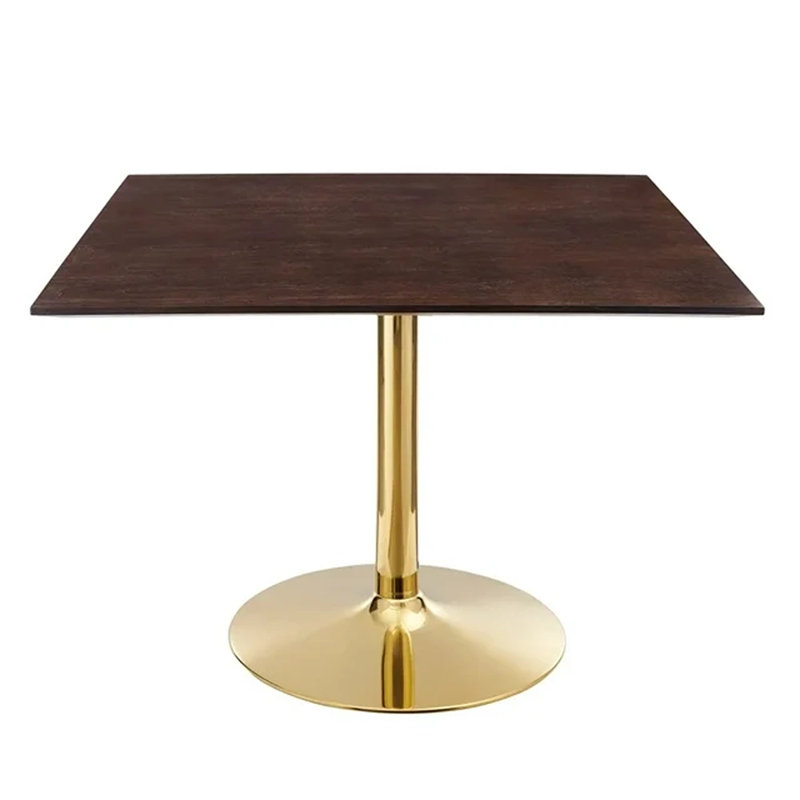 Table de salle à manger Modway, L 40 po x L 40 po, Cerisier