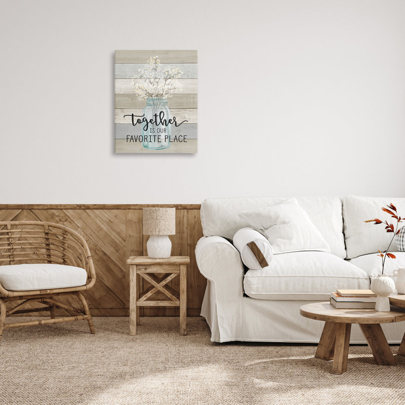 «Together is our Favorite Place», impression, H 30 po x l 24 po