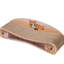 21 Lit pour chat réversible en carton et chaise longue animée avec design incurvé, teaser, herbe à chat, brun, L 25,95 po x l 8,08 po H 7,73 po, charge amusante de 110 lb