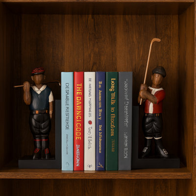 Golfer Bookends - Set of 2