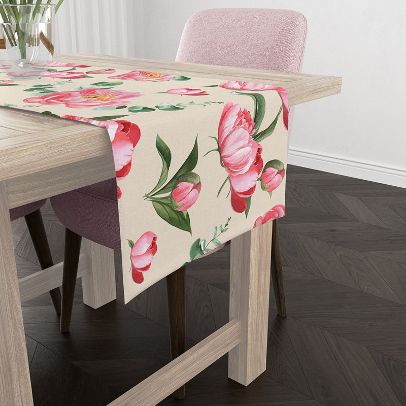 Saxis Floral Table Runner