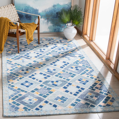 Starbuck Hand Tufted Wool And Cotton With Latex Southwestern Rug