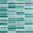 Tara Stacked 11.61" x 11.73" Molten Glass Mosaic Wall Tile (0.95 Sq. Ft. / Sheet)-50835218