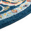 Tapis bleu / jaune / orange à motif floral Arenas-451648554