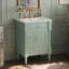 Meuble-lavabo 24 po avec lavabo, vert-1129732302