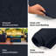 Tapis intérieur / extérieur bleu tissé à la machine Gatian-200617894