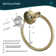 Wall Mounted Towel Ring With Installation Hardware
