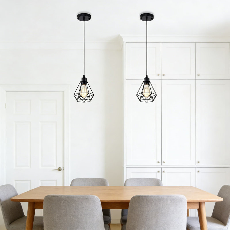 Ensemble de 2 luminaires suspendus Farmhouse