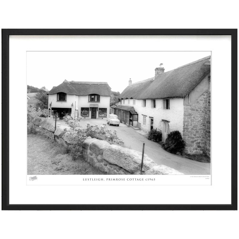 Lustleigh, Primrose Cottage C1965 by Francis Frith - Single Picture Frame Print, 60cm H x 80cm W x 2.3cm D