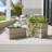 Rectanglar Terrace Planter Tall - Ash Brown-2056575475