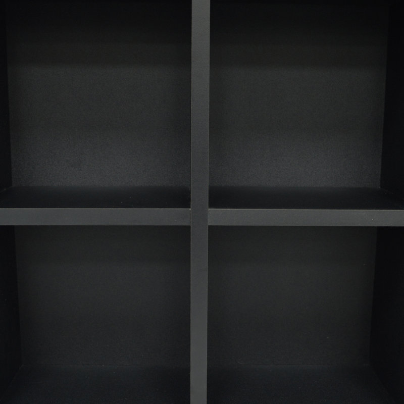 130.5cm H Media Shelves, Black