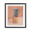 Reproduction encadrée sous verre mélangeur orange rétro disco, design par Lish Creative-231607235-231607233