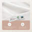 Draps 100% coton biologique pour lit simple - Draps certifiés biologiques GOTS avec une densité de tissage de 500 fils et un tissage en satin de coton douillet à chaque lavage - Ensemble de luxe 3 pièces (blanc, simple)-252166248-252168659