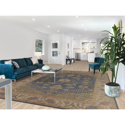 Tapis rectangulaire en coton One-of-a-Kind